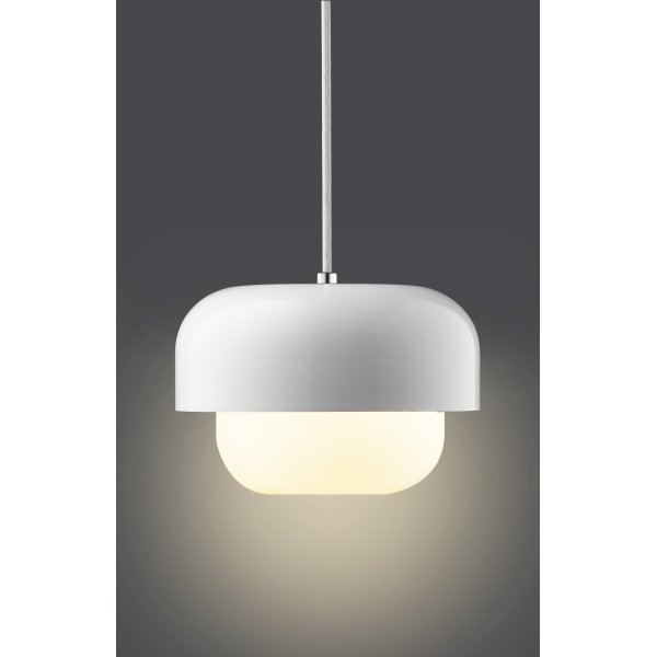 Taklampa Haipot Vit Ø23 cm