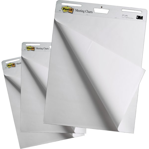Post-it Flipoverpapper Wallpad, 63x77 cm, 3 block