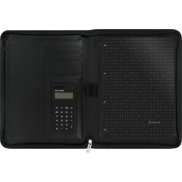 Filofax Metropol Konferensmapp, A4, svart