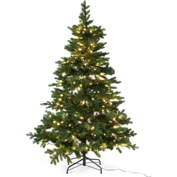 Julgran LUX inkl. LED-lampor - 150 cm | Grön