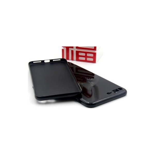 Twincase skal till iPhone X, svart (blankt)