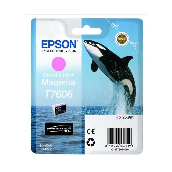 Bläckpatron Epson T76064010 25,9 ml Ljus magenta