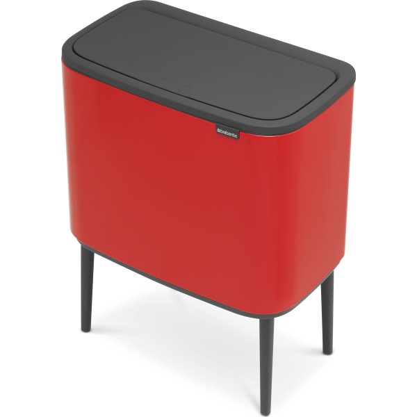 Brabantia BO Touch Bin 36 L, passion red