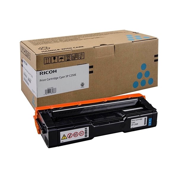 Lasertoner Ricoh 407544 Cyan 1600 sidor