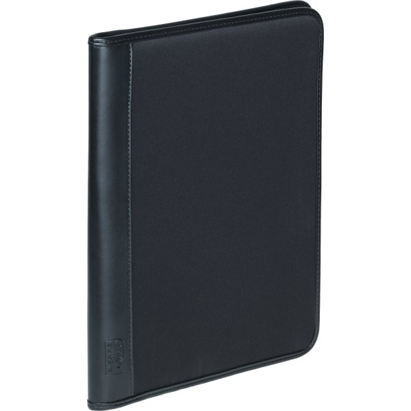 Pierre dokumentmappe m/lommeregner, nylon, sort