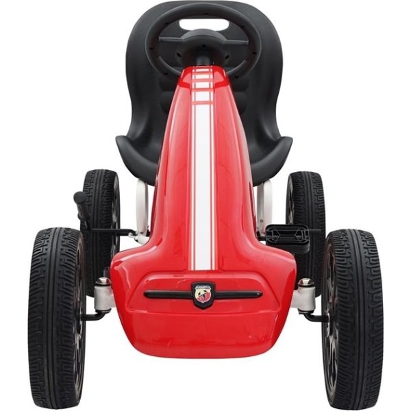 Abarth trampbil med gummidäck, röd