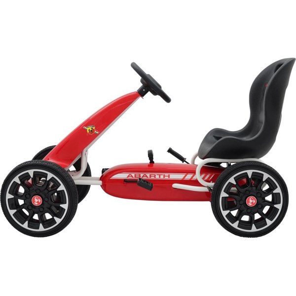 Abarth trampbil med gummidäck, röd