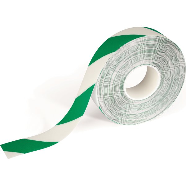 Varningstejp Duraline Strong 30 meter Grön/Vit