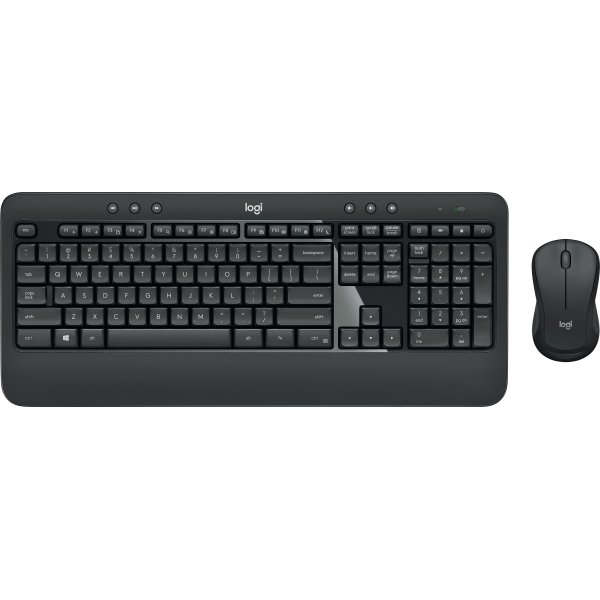 Logitech MK540 trådlöst tangentbord och mus, svart