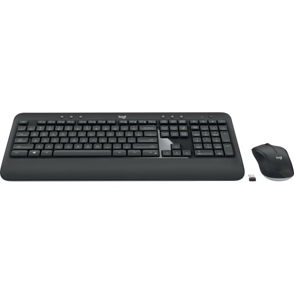 Logitech MK540 trådlöst tangentbord och mus, svart