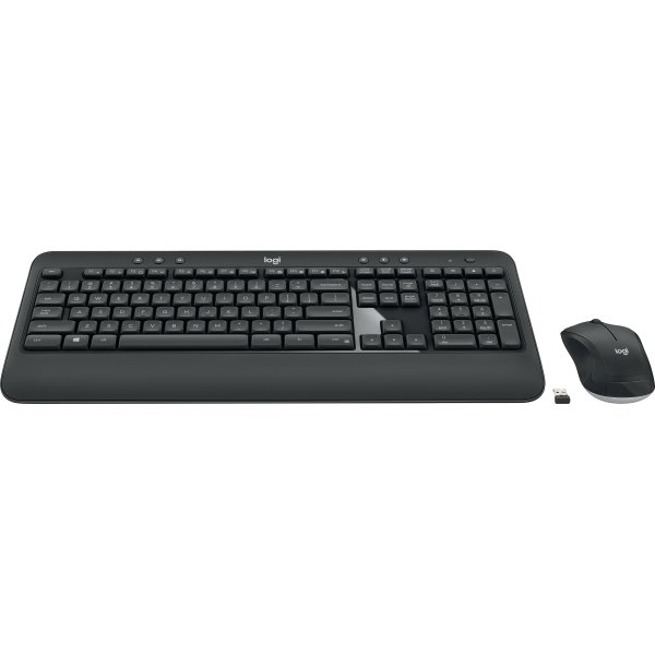 Logitech MK540 trådløst tastatur og mus, sort
