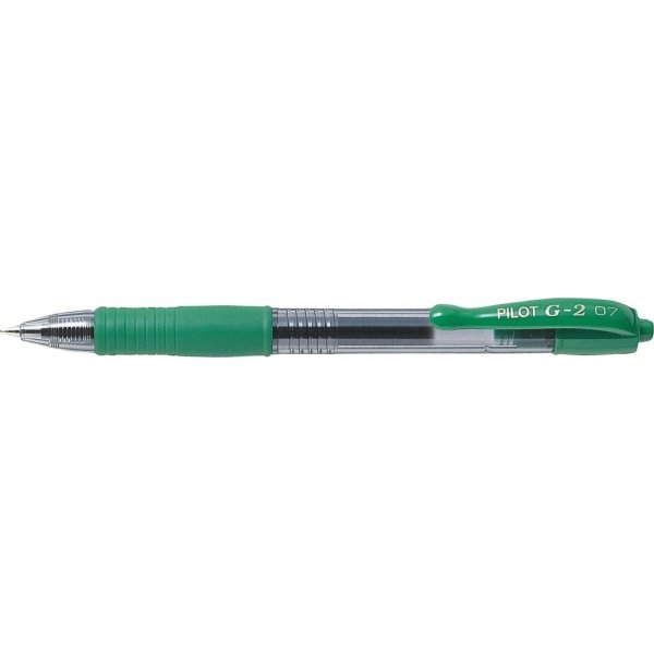 Pilot G-2 gelpen 0,7mm, grøn