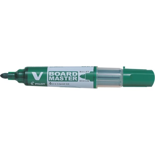 Pilot Begreen V-Board marker, rund spids, grøn