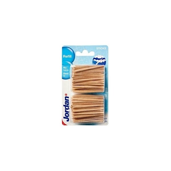 Jordan tandpetare, refill, 250 st.