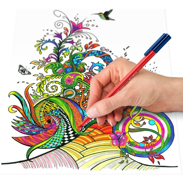 Staedtler Triplus Color 323 tuschpennor, 10 st