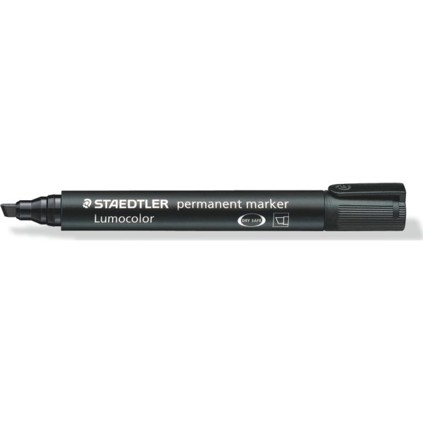 Staedtler Lumocolor 350 märkpenna, snedskuren, per