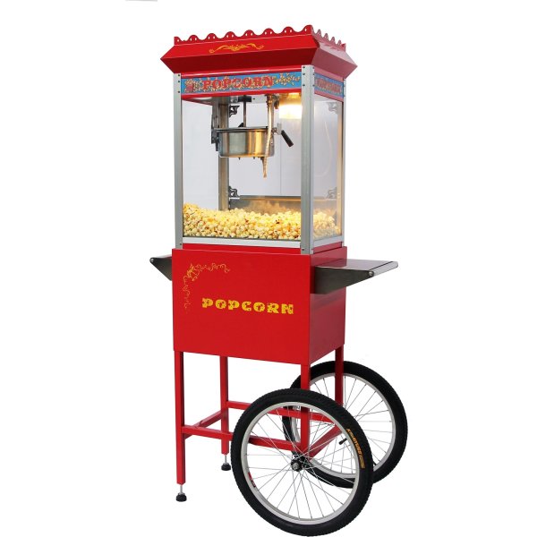 Popcornmaskine ON-PP8, rød