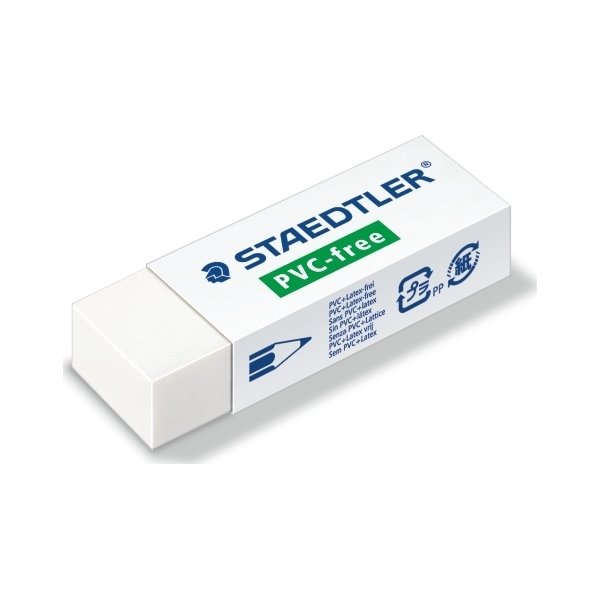 Staedtler 525 PVC-fritt radergummi, stor