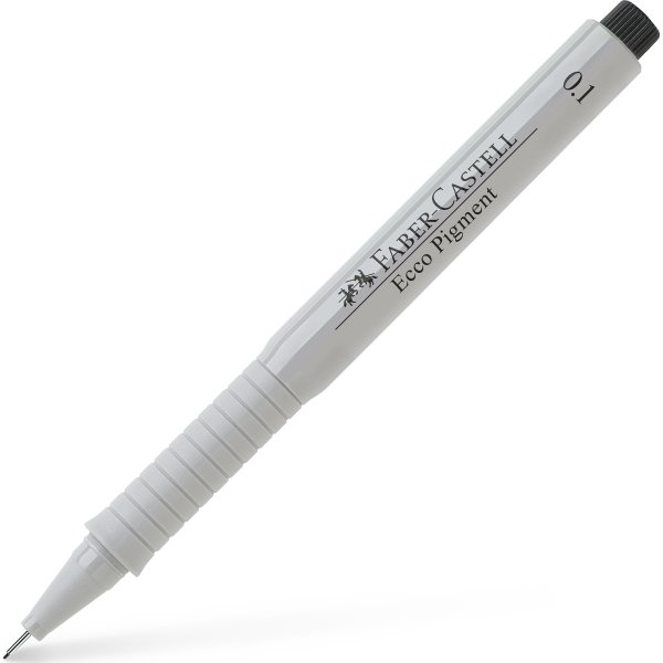 Faber-Castell Ecco Pigment Finepen, 0,1 mm, svart