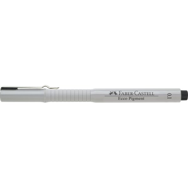 Faber-Castell Ecco Pigment Finepen, 0,1 mm, svart