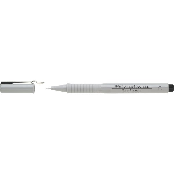 Faber-Castell Ecco Pigment Finepen, 0,1 mm, svart