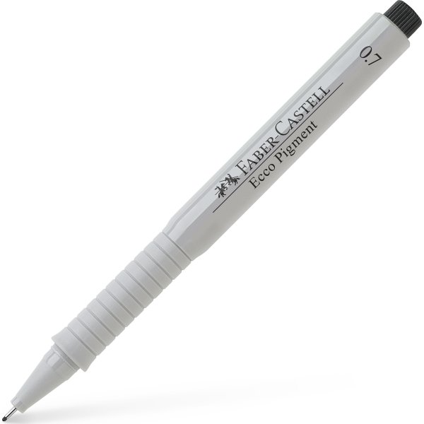 Faber-Castell Ecco Pigment Finepen 0,7 mm, sort