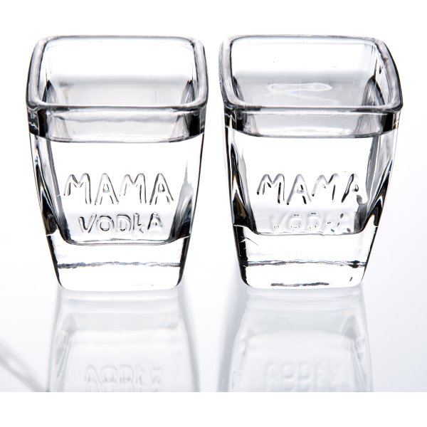 MAMA VODKA Signatur Shot Glas, 12 stk., 5 cl
