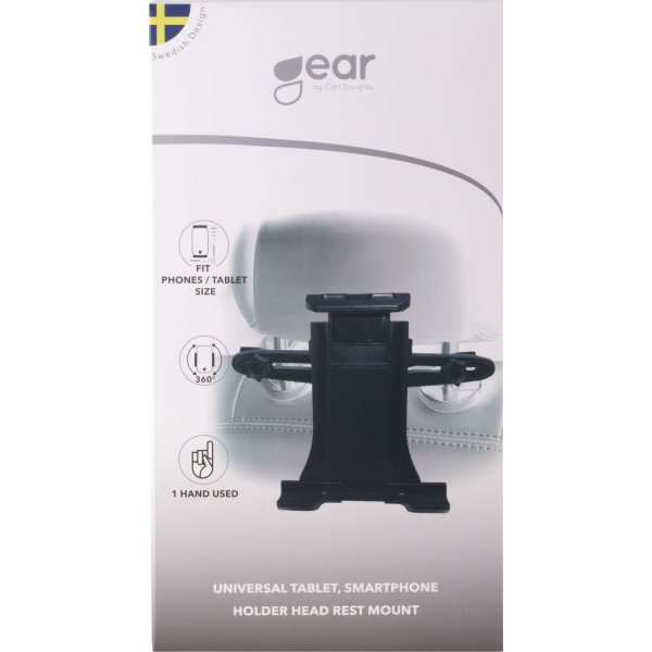 GEAR Tabletholder sort (Passer også Mobil)