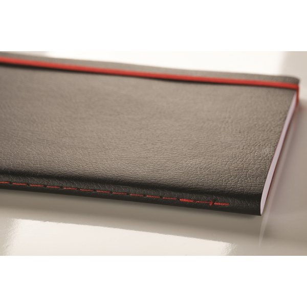 Oxford Black n' Red Soft Anteckningsbok A5, linjer