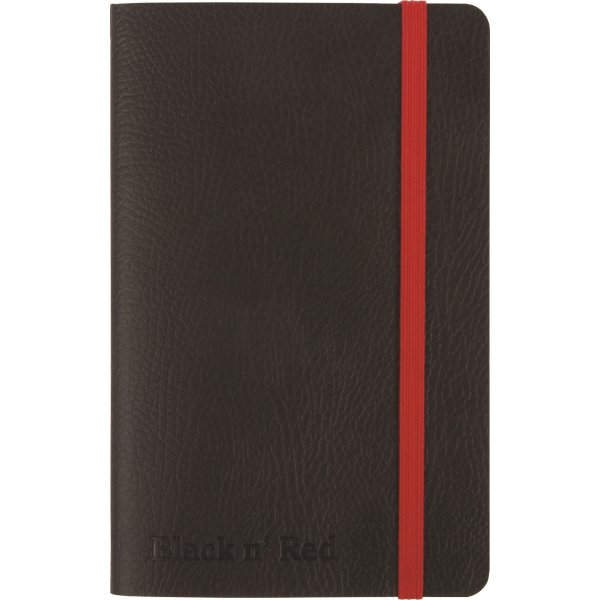 Oxford Black n' Red Soft Anteckningsbok A6, linjer