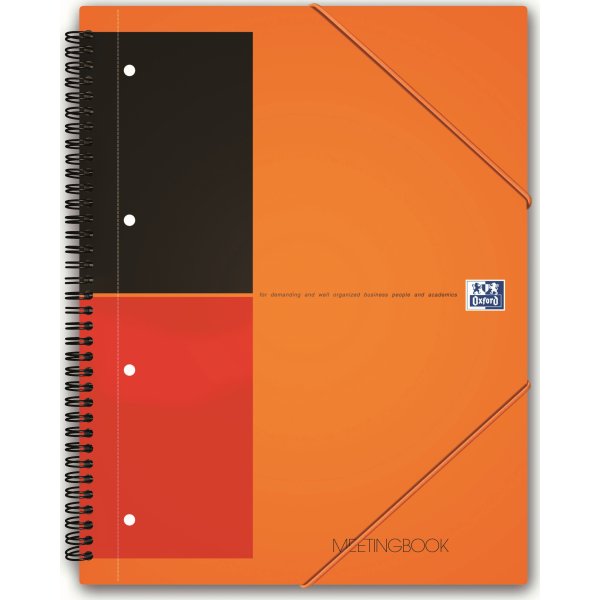 Oxford Int. Meetingbook Spiralblock A4+, linjerat
