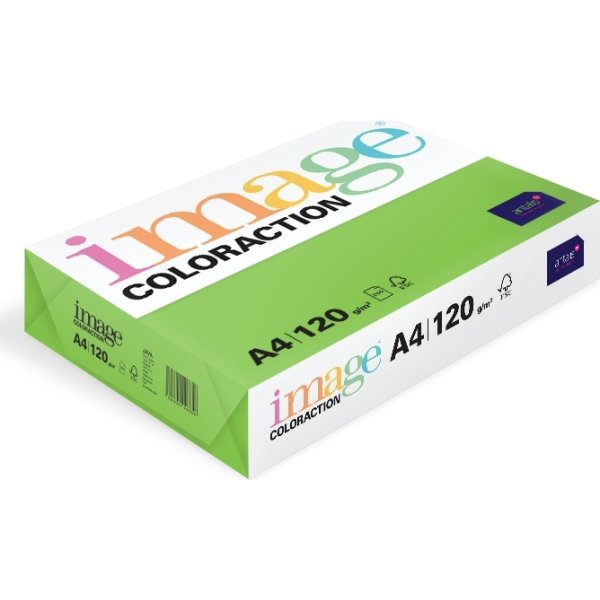 Image Coloraction A4, 120g, 250ark, limegrøn