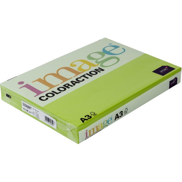 Image Coloraction A3, 80g, 500ark, limegrøn