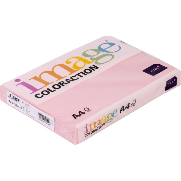 Image Coloraction A4, 120g, 250ark, lys rosa