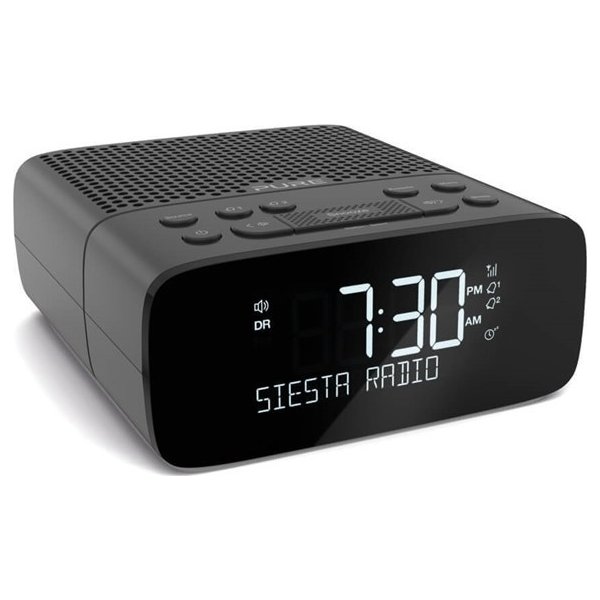 Pure Radio Siesta S2 Grafit med FM/DAB/DAB+, sort