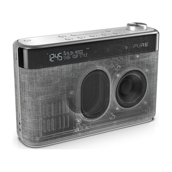 Pure Radio Avalon N5 Bluetooth m. FM/DAB/DAB+, Grå