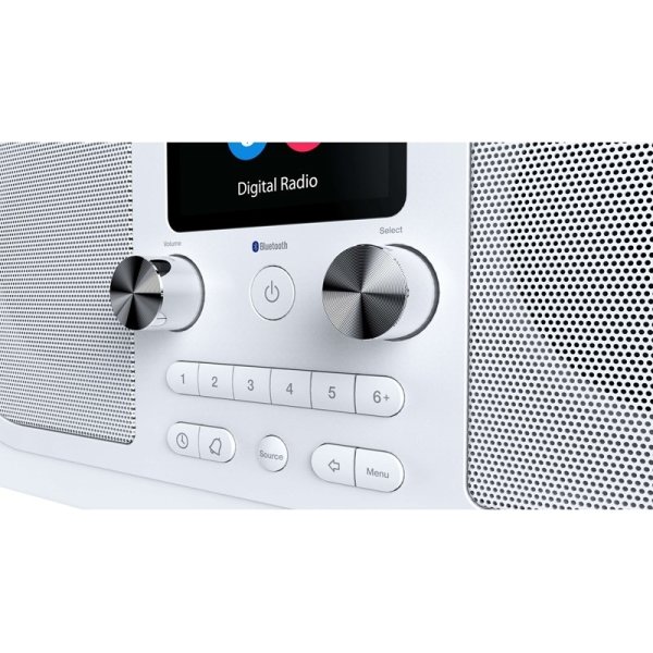 Pure Radio Evoke H6 Bluetooth m. FM/DAB/DAB+, Hvid