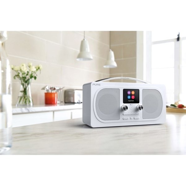 Pure Radio Evoke H6 Bluetooth m. FM/DAB/DAB+, Hvid