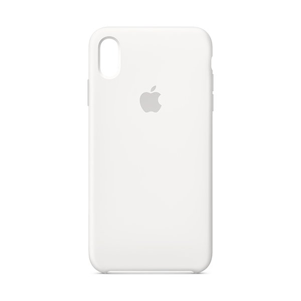 Apple cover til iPhone Xs Max i silikone, hvid