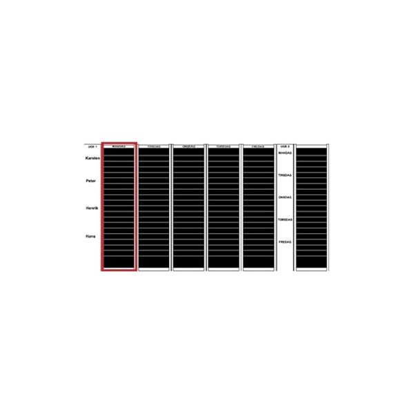 Kortmodul Plan-dex A4 tjocka bilagor 60mm 15 st