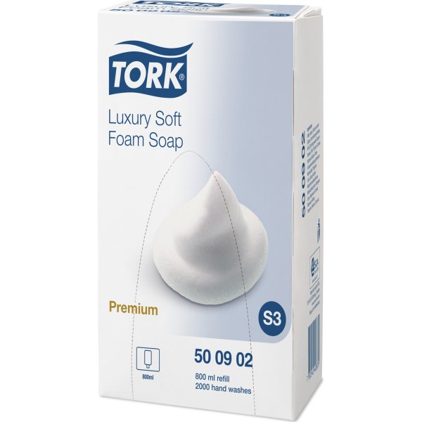 Tork S3 Premium Skumsæbe Luksus 800 ml