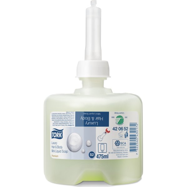 Tork S2 Exklusiv Hair & Body tvål, 500 ml