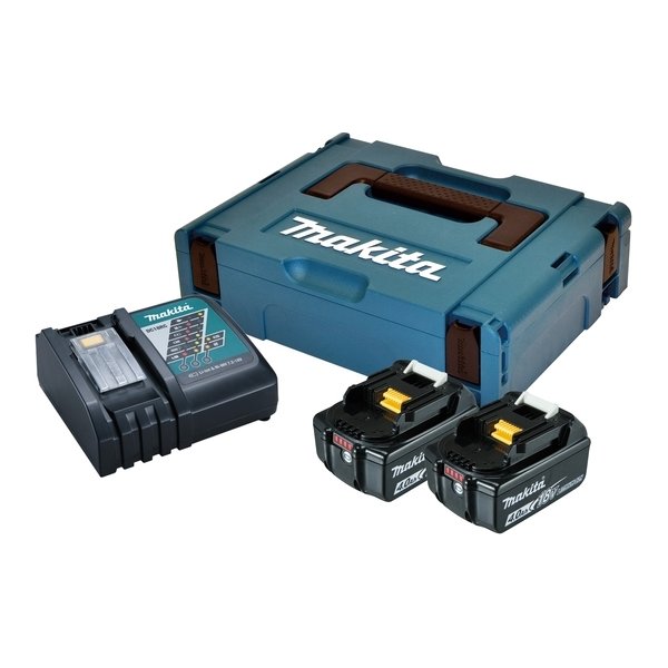 Makita Batteripakke, 2 x BL1840B + DC18RC