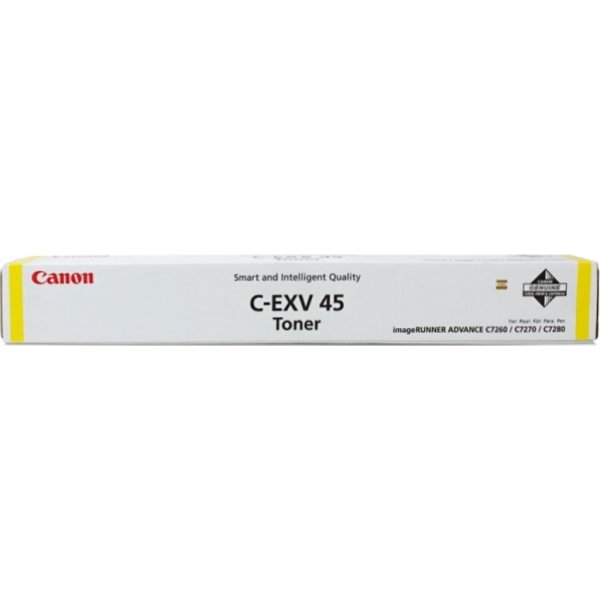 Canon C-EXV 45 lasertoner, gul, 52000s