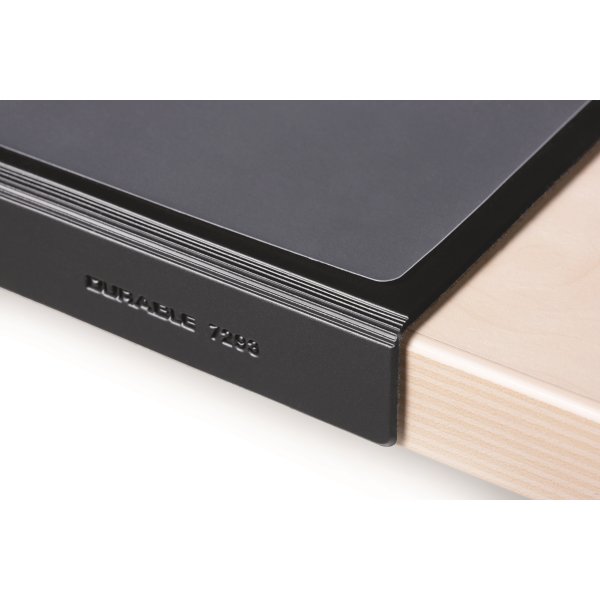 Skrivbordsunderlägg Durable Kantskydd 65x50 cm Sv.