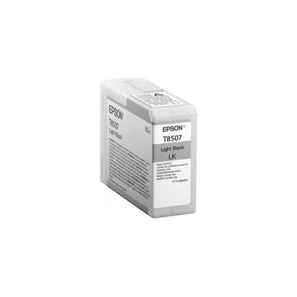 Bläckpatron Epson T8507 Ljussvart 80 ml