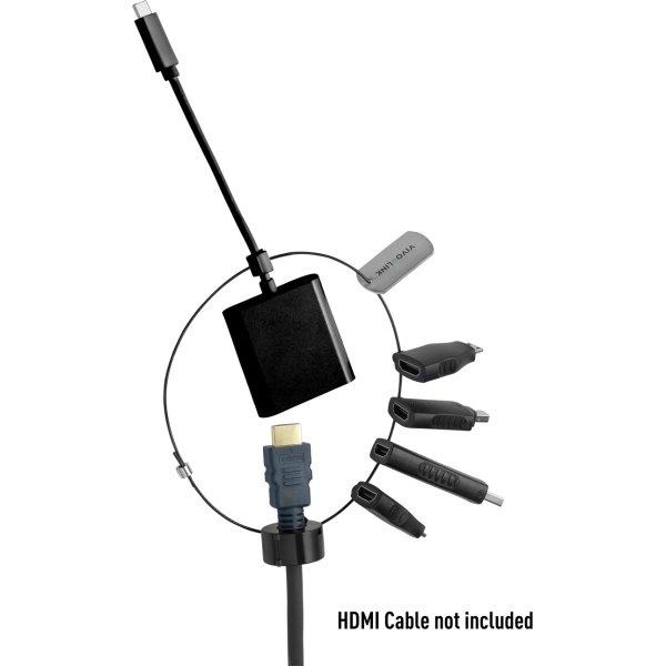 Vivolink Pro HDMI adapter ring med 5 konvertere