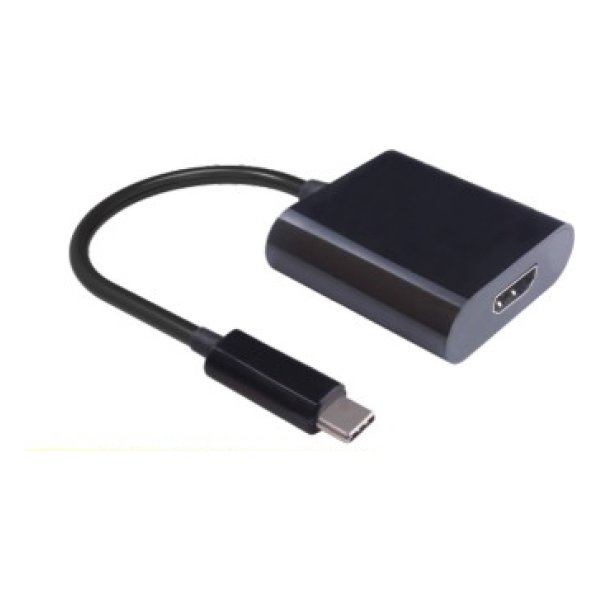 MicroConnect USB-C til HDMI adapter, sort, 0.2m