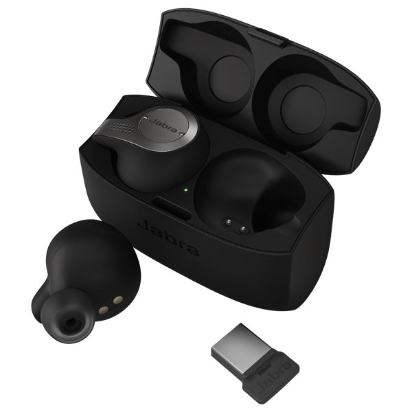 Jabra Evolve 65t trådløst i-øre headset, titansort