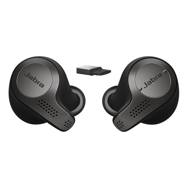 Jabra Evolve 65t trådløst i-øre headset, titansort